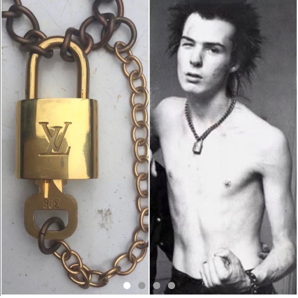Authentic Louis Vuitton padlock key set